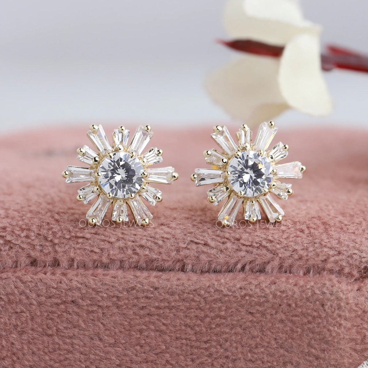 The Origins Dangling Diamond Earrings | Mansi Jewelry
